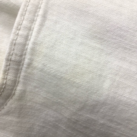 Madewell 9" High Riser Size 27T Skinny White Jeans - Picture 6 of 6